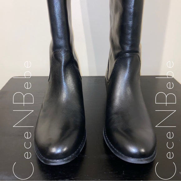 ❤️Leather Over the Knee Back Zip Boots — INC International Concepts —US 7 —Black - Picture 6 of 14